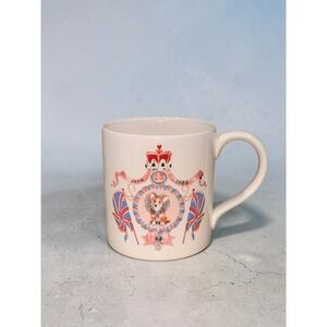 Cath Kidston Queen Elizabeth II Platinum Jubilee Corgi Mug England